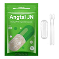 Angtai JN Size 0 Capsules Empty Vegan Plant Based Clear (100 Count) Gluten Free, Non-GMO, Halal Certified Pill Caps Filling Kit with 2 Spoons for Vegetarian DIY Your Own Supplements Angtai JNBuy Supplements Australia