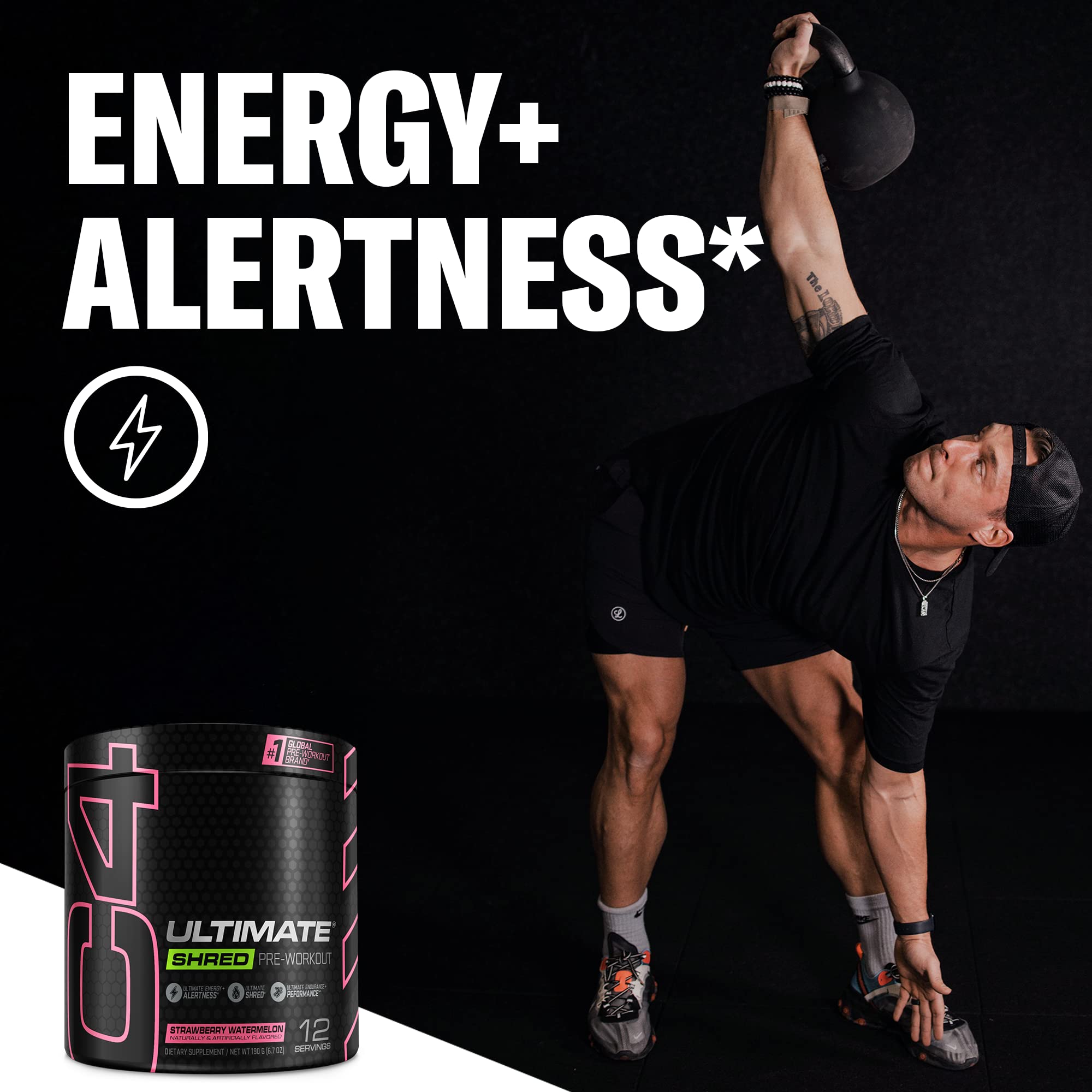 Cellucor C4 Ultimate Shred Pre Workout Powder, Fat Burner for Men & Women, Weight Loss CellucorBuy Supplements Australia