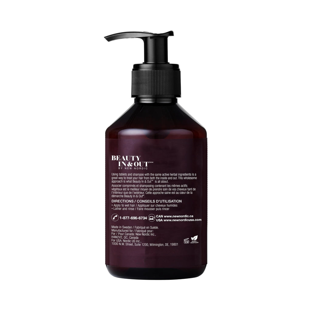 New Nordic Hair Volume Shampoo 250ml - Herbal Volumising Shampoo For Dry Damaged Hair - Suitable for Men and Women NEW NORDICBuy Supplements Australia