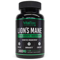 VitaRaw Organic Lions Mane Supplement Capsules 2400 mg - Powerful Nootropic - Helps Maintain Memory, Energy, and Mental Clarity - Vegan Brain Booster Focus Pills - Real Lion's Mane Supplement VitaRawBuy Supplements Australia
