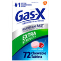 Gas-X Extra Strength Chewable Gas Relief Tablets with Simethicone 125 mg for Bloating Relief, Cherry - 72 Count Gas-X buy supplements Au