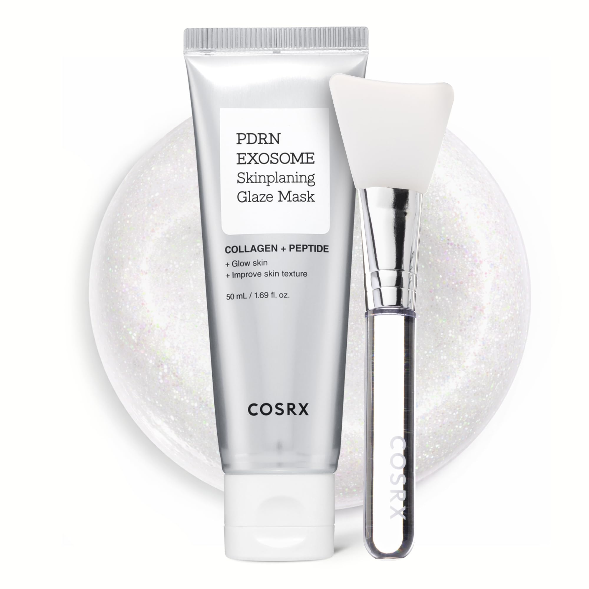 COSRX PDRN EXOSOME Glaze Wrapping Mask with SALMON DNA PDRN, Instant Glow, Easy Peel-Off Overnight Mask for Glass Skin, Firmness, Elasticity & Skin Texture Care, Mothers day gift, Korean Skin Care COSRX buy supplements Au