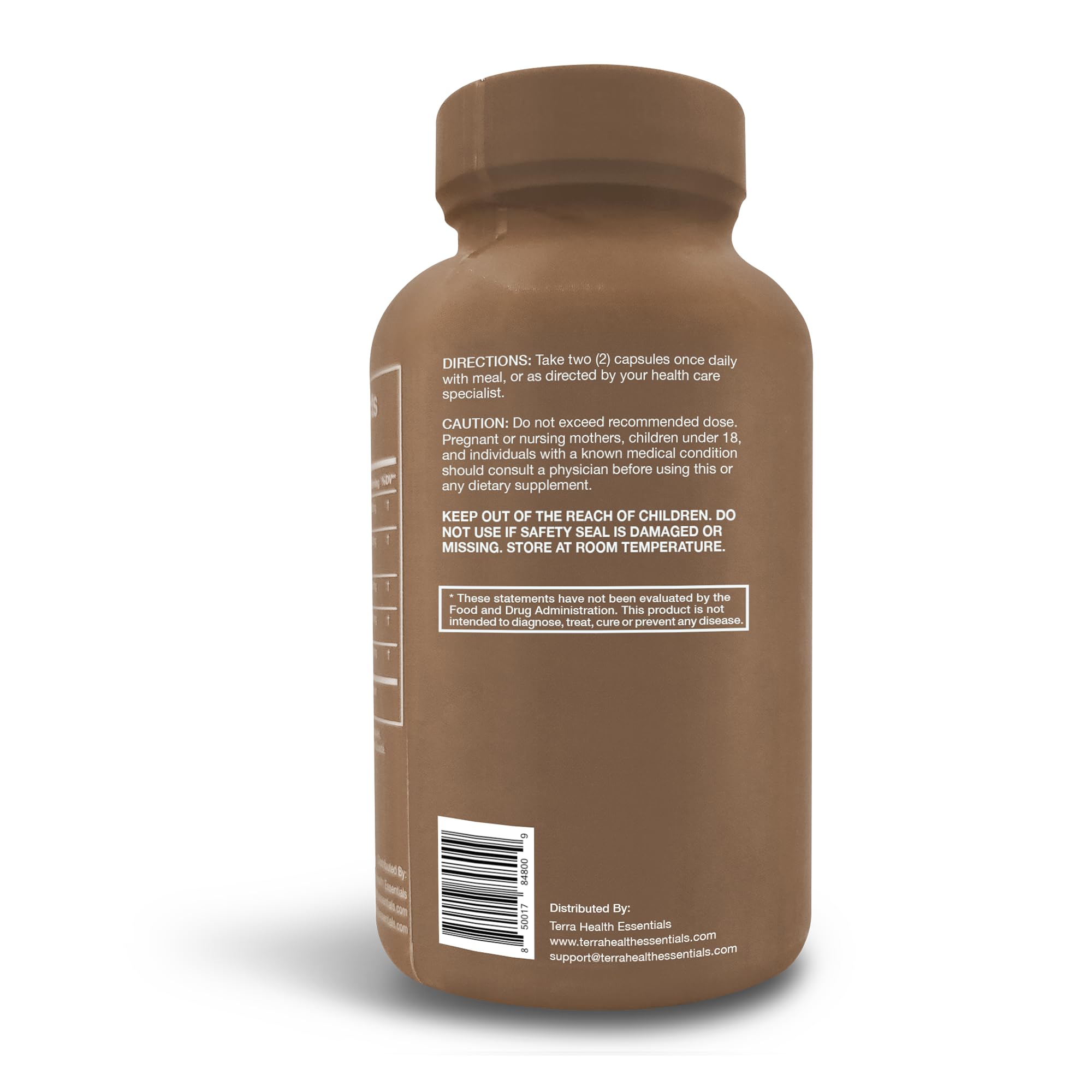 Terra Health Essentials NOOFOCUS - Nootropics Brain Support Supplement with Adaptogenic Mushrooms, Alpha-GPC, Gotu Kola, L-Theanine for Focus & Memory - All Natural, 30 Day Supply Terra Health EssentialsBuy Supplements Australia