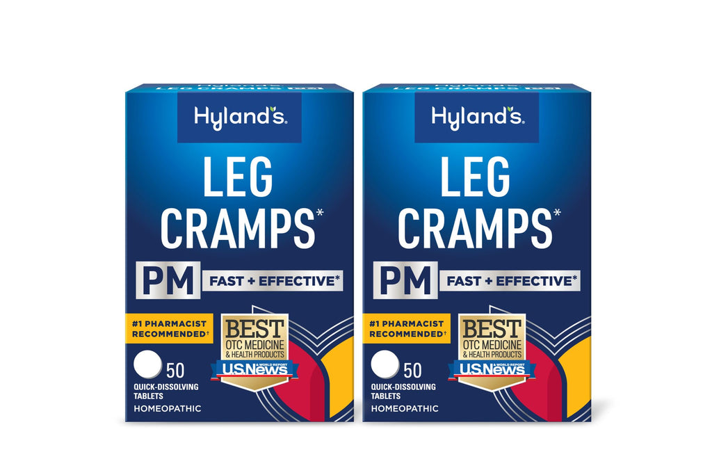 Hyland's Leg Cramps PM, Relief of Nighttime Leg, Calf, and Foot Cramps, 50 Quick-Dissolving Tablets 2-Pack (100 Total) Hyland'sBuy Supplements Australia