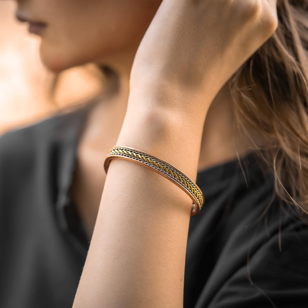 MagnetRX® Women's Copper Bracelet – Effective 99.9% Pure Copper Magnetic Therapy Bracelets MagnetRXBuy Supplements Australia