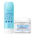 Ebanel Bundle of 40% Urea Cream 4.6 Oz, and Exfoliating Face Scrub Peeling Gel 4.12 Oz Ebanel buy supplements Au