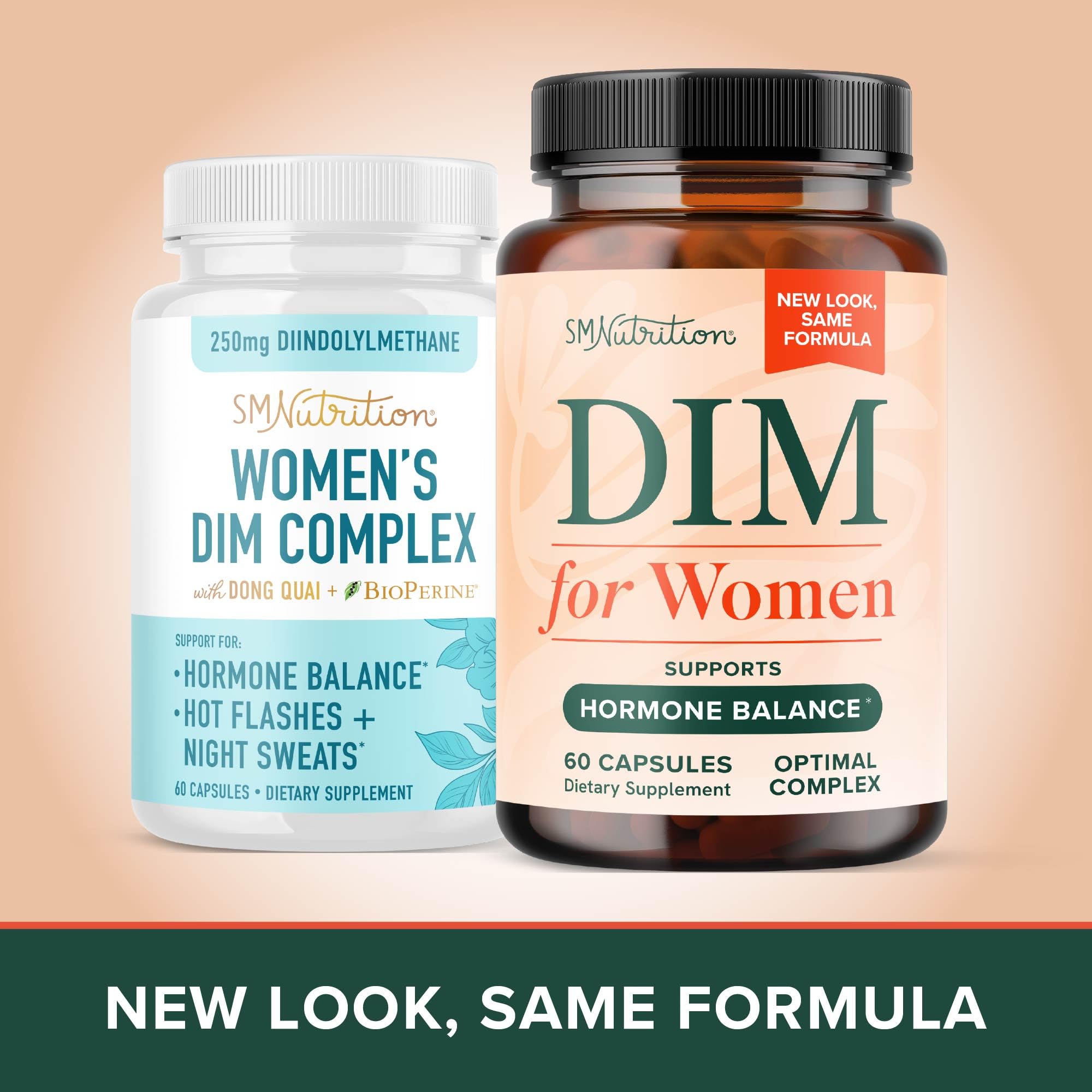 DIM Supplement for Women 250 mg | Estrogen & Hormone Balance | Menopause, Hot Flashes & Night Sweats Support | DIM Complex Estrogen Supplement for Women | with BioPerine | Gluten-Free | 60 Ct SMNutritionBuy Supplements Australia