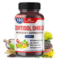 CORTISOL Shield 9-in-1 -Magnesium + Ashwagandha with Phosphatidylserine, L-Theanine, St. John's Wort, Rhodiola Rosea - Relaxation Support, Hormone Balance (180 Count (Pack of 1)) ULTRA HERBSBuy Supplements Australia