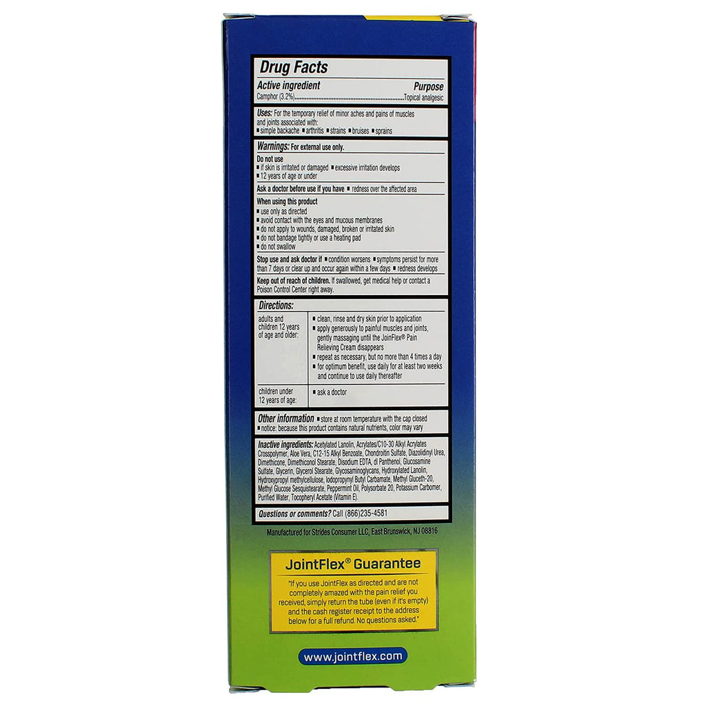 JointFlex Pain Relieving Cream 4 oz (Pack of 5) JointFlexBuy Supplements Australia