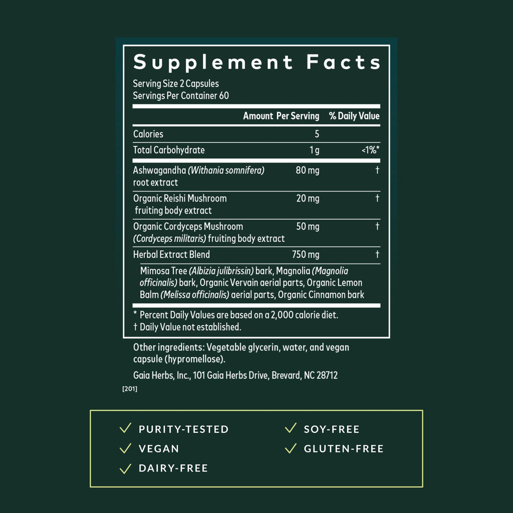 Gaia Herbs Adrenal Health Daily Support, Help Maintain Healthy Energy & Stress Levels*,120 Liquid Phyto-Caps Adrenal Health Nightly Restore, 120 Liquid Phyto-Caps - Bundle Gaia Herbs buy supplements Au