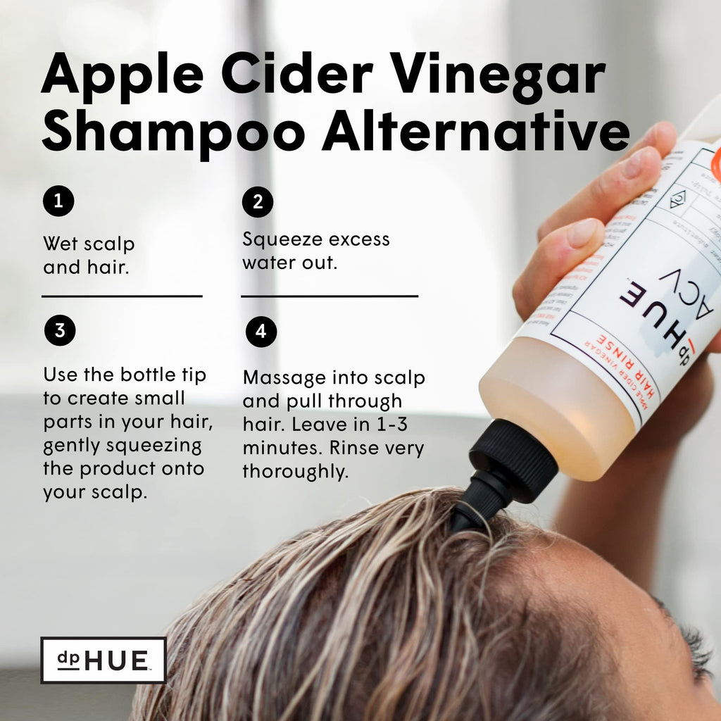 dpHUE Apple Cider Vinegar Hair Rinse, 8.5 oz - Shampoo Alternative & Scalp Cleanser dpHUEBuy Supplements Australia