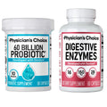 Physician's CHOICE Advanced Gut Health Bundle: 60 Billion Probiotics 30ct + Digestive Enzymes 60ct for Digestive, Gut, and Immune Health Supports Occasional Constipation, Diarrhea, Gas, and Bloating Physician's CHOICEBuy Supplements Australia