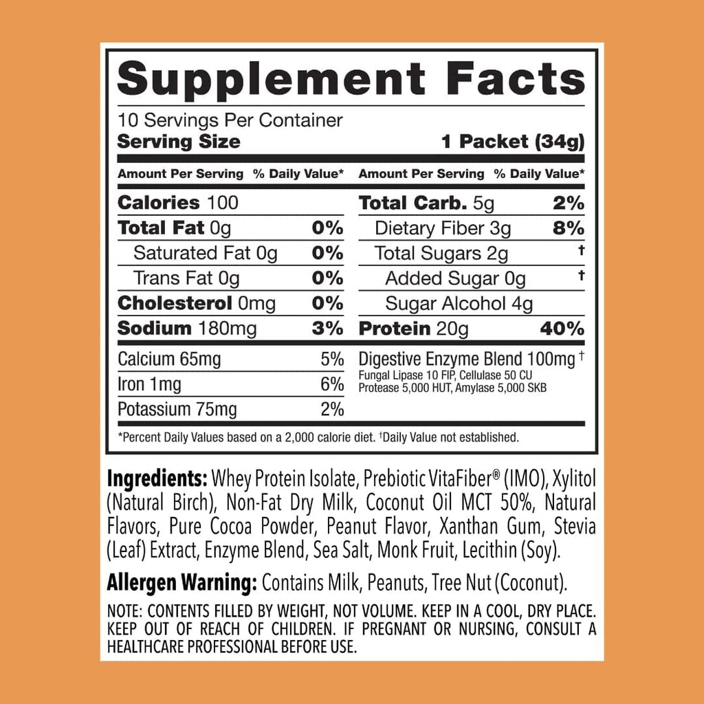 Clean Simple Eats Chocolate Peanut Butter Whey Protein Powder, Natural Sweetened Clean Simple EatsBuy Supplements Australia