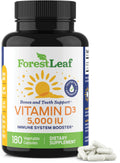 ForestLeaf - Vitamin D3 IU Weekly Supplement - Vitamin D Capsules