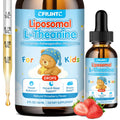 Liposomal L-Theanine Drops for Kids & Adults – Liquid L-Theanine Supplement with Magnesium Glycinate, Ashwagandha, Chamomile, Vitamin B6 & D3 – Supports Calm, Focus & Restful Sleep – Strawberry Flavor CFILIHTCBuy Supplements Australia
