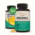 Live Conscious OmegaWell Omega 3 Fish Oil - 2000mg Capsules: Heart, Brain, & Joint Support - 800 mg EPA 600 mg DHA - Sustainably Sourced