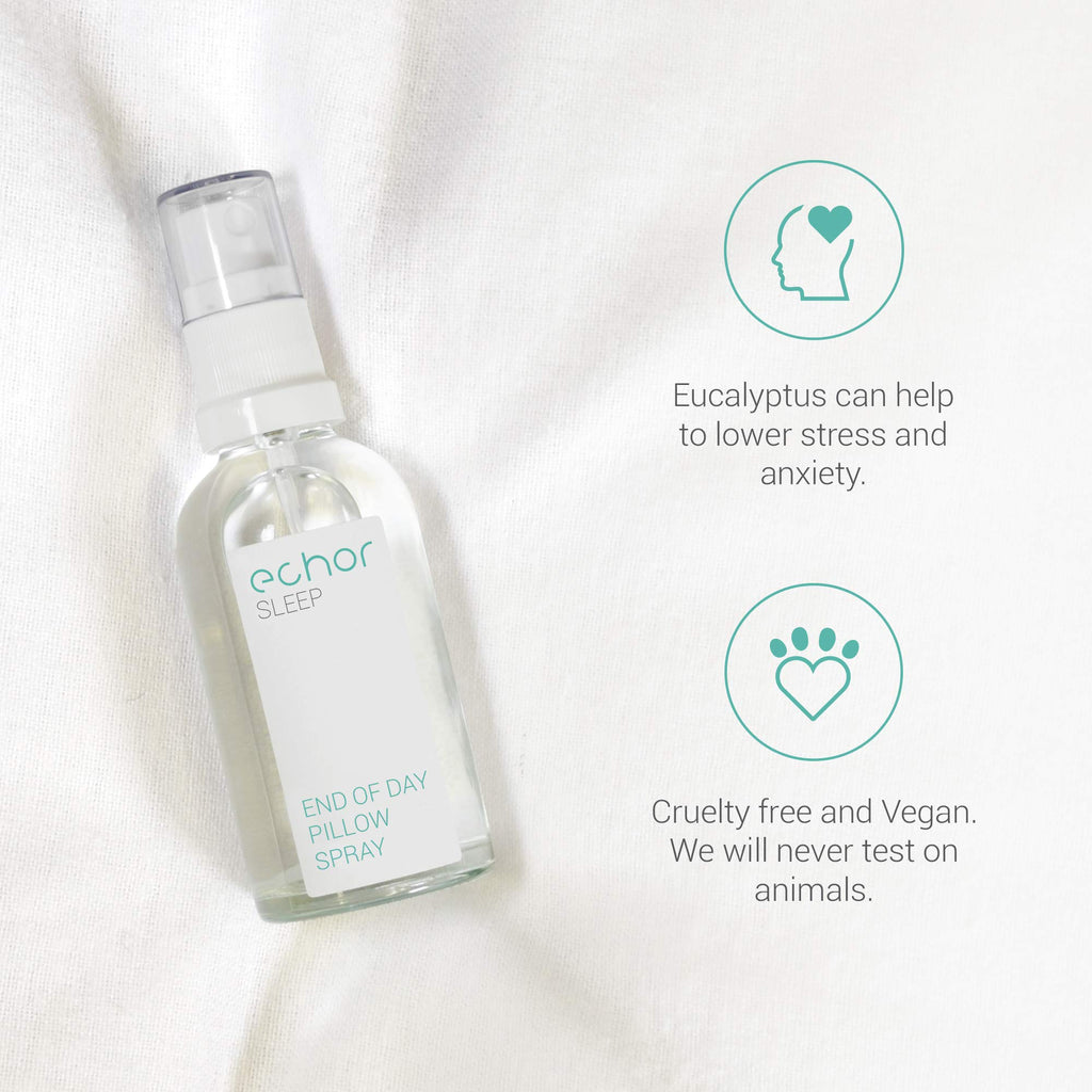 Echor Sleep Pillow Spray. Long Lasting Room Mist/Pillow Mist, Natural Sleep Aid 100% Pure Blend EchorBuy Supplements Australia