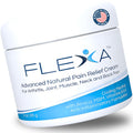 FLEXA Natural Relief Cream - Use on Muscles, Back, Neck, and Joints - with Arnica, Menthol, MSM, Ilex Leaf, and Tea Tree Oil - 3 Oz Jar FLEXABuy Supplements Australia
