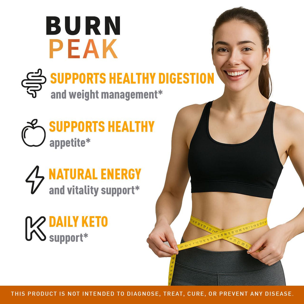 (3 Pack) Burn Peak Capsules - Official BurnPeak Weight Pills Advanced Premium Support, All Natural Burn Peak Pink Salt Trick Supplement for Overall Health & Wellness Reviews, 180 Capsules for 3 Months LIVORKABuy Supplements Australia