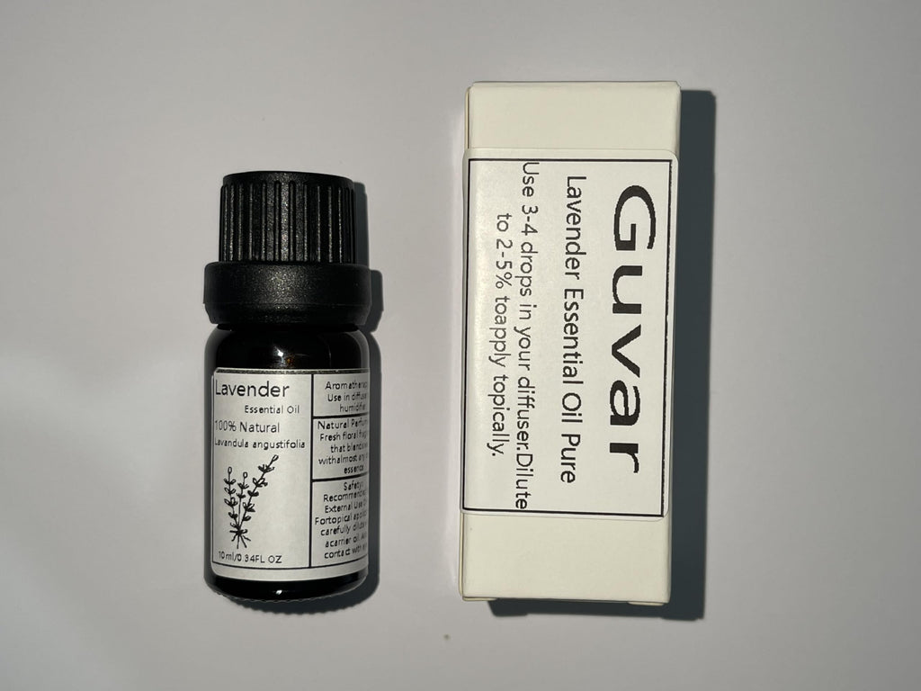 Guvar Lavender Essential Oil Pure for Diffuser for Aromatherapy and Home 100% Pure Natural Extraction GuvarBuy Supplements Australia