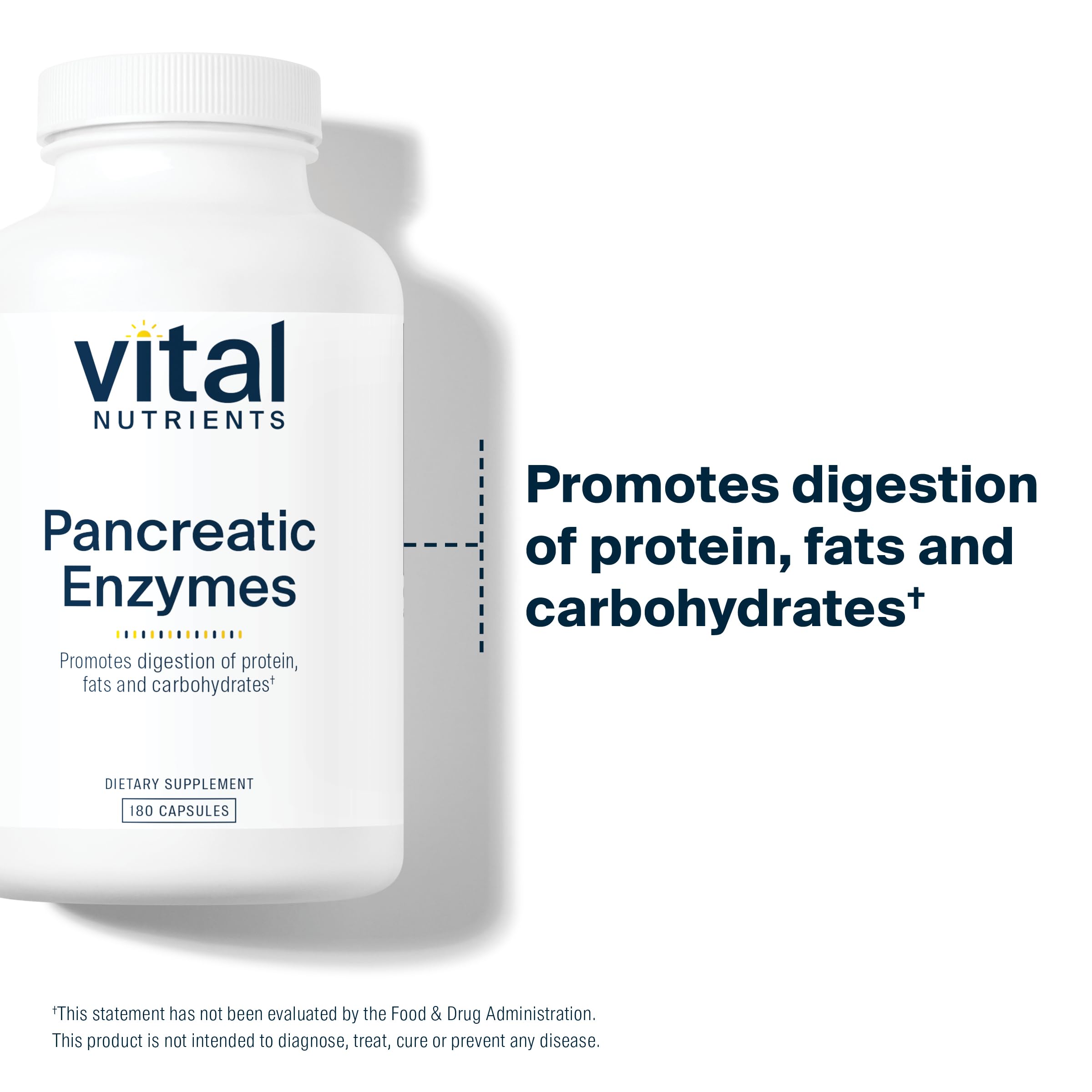 Vital Nutrients Pancreatic Enzymes 1000mg (Full Strength) | Pancreatin Digestion Supple Vital NutrientsBuy Supplements Australia