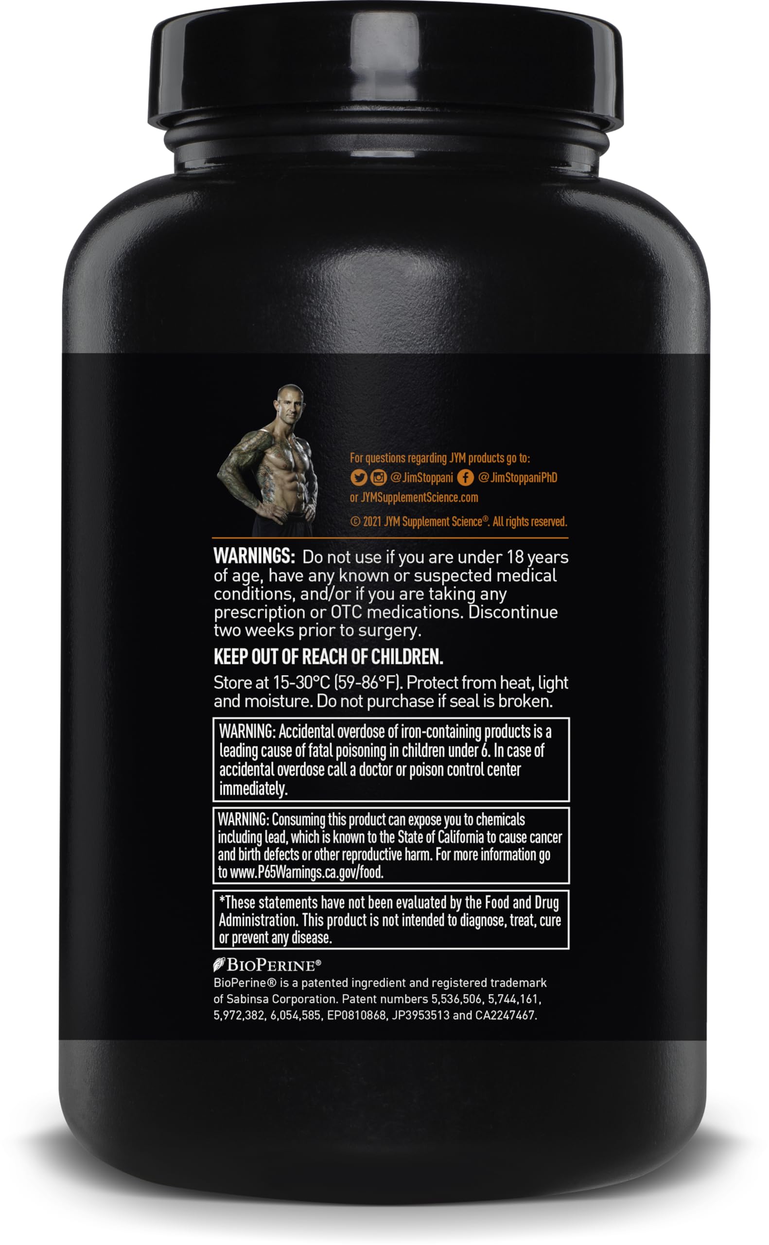 JYM Supplement Science Vita JYM Sports Multivitamin & Mineral Support, Vitamin A, C, B6, B12, E, K, Boron, Biotin, Potassium 60 Tablets