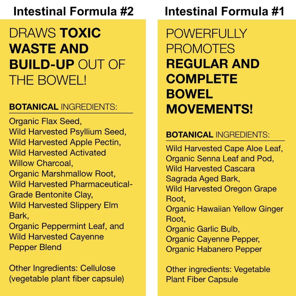 Dr. Schulze's Intestinal Formula #2 (8 Ounces) and Intestinal Formula #1 Capsules (90 Capsules) - Organic Herbal Supplements Dr. Schulze'sBuy Supplements Australia