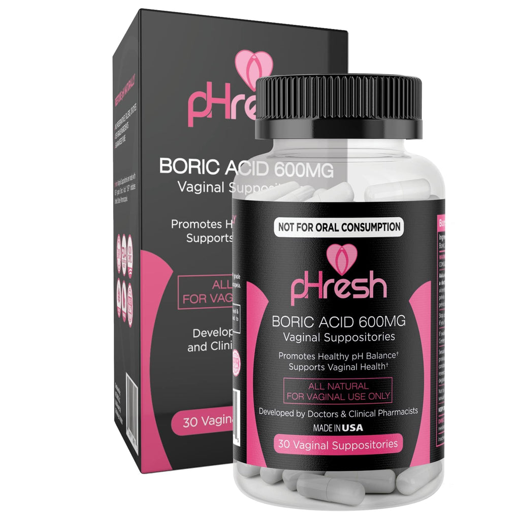 ACE NUTRITION pHresh Boric Acid Suppositories for Women, Suppositories for Odor Use, Natural Feminine Care Supports Vaginal Health & Promotes Healthy pH Balance - Made in USA ACE NUTRITIONBuy Supplements Australia