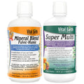 Vital Earth Minerals Detox and Wellness Support – Fulvic Humic Mineral Blend with 70+ Trace Minerals + Super Multi, Liquid Multivitamins, MTHFR Enhancement, 32 OZ Ea Vital Earth MineralsBuy Supplements Australia