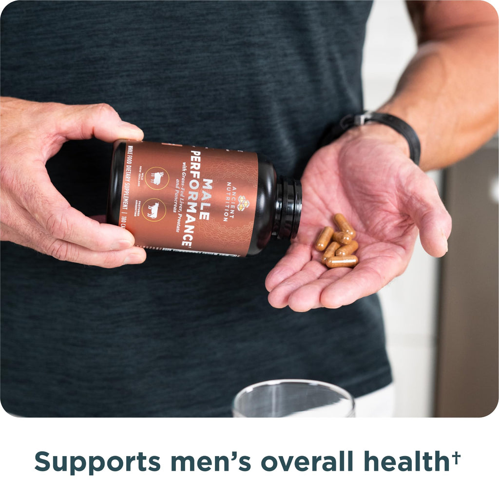 Ancient Nutrition Organ Supplements for Men, Grass-Fed and Wild Organ Complex Capsules, Liver, Prostate, Pancreas Supports Male Performance, Healthy Aging, 180 Ct Ancient NutritionBuy Supplements Australia