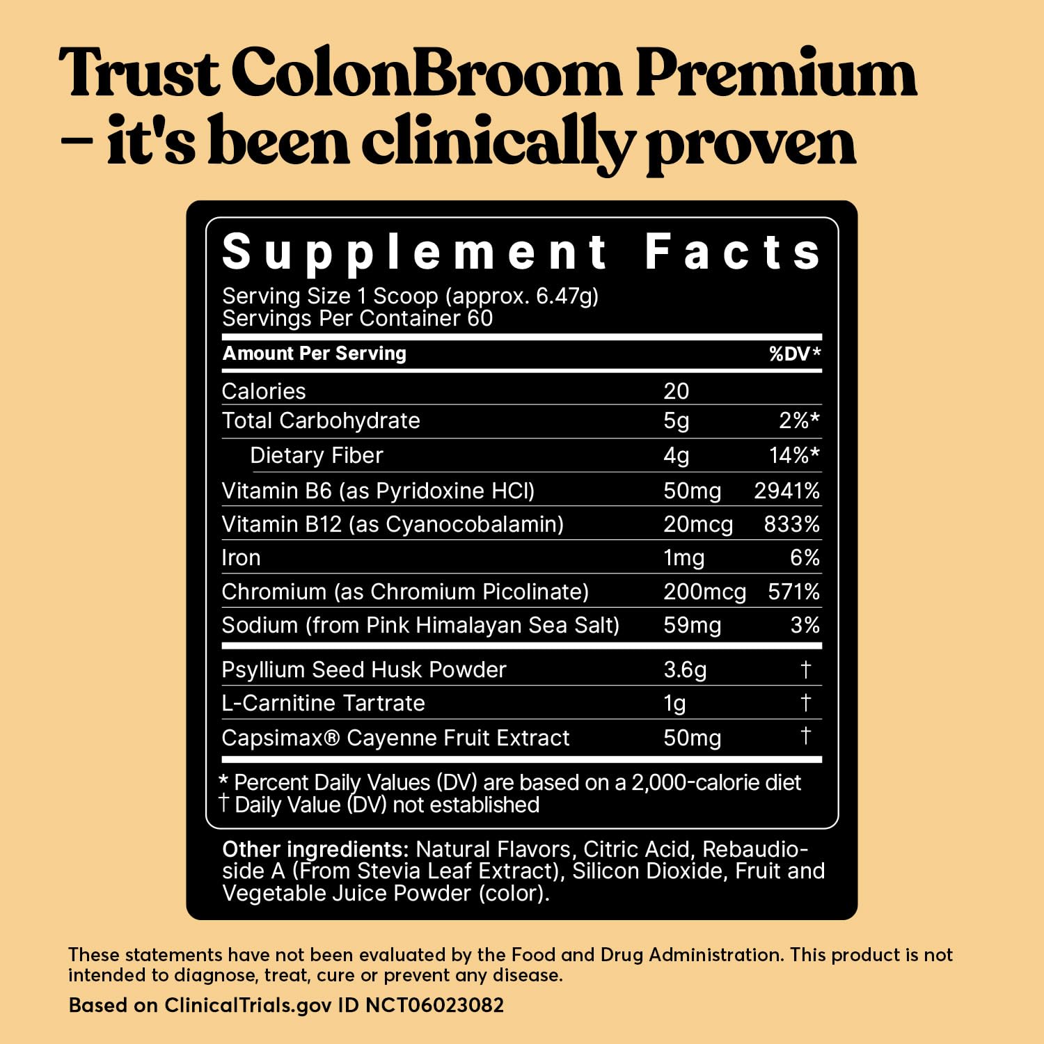 ColonBroom Premium Psyllium Husk Powder (Strawberry) - Colon Cleanse for Bloating ColonBroomBuy Supplements Australia
