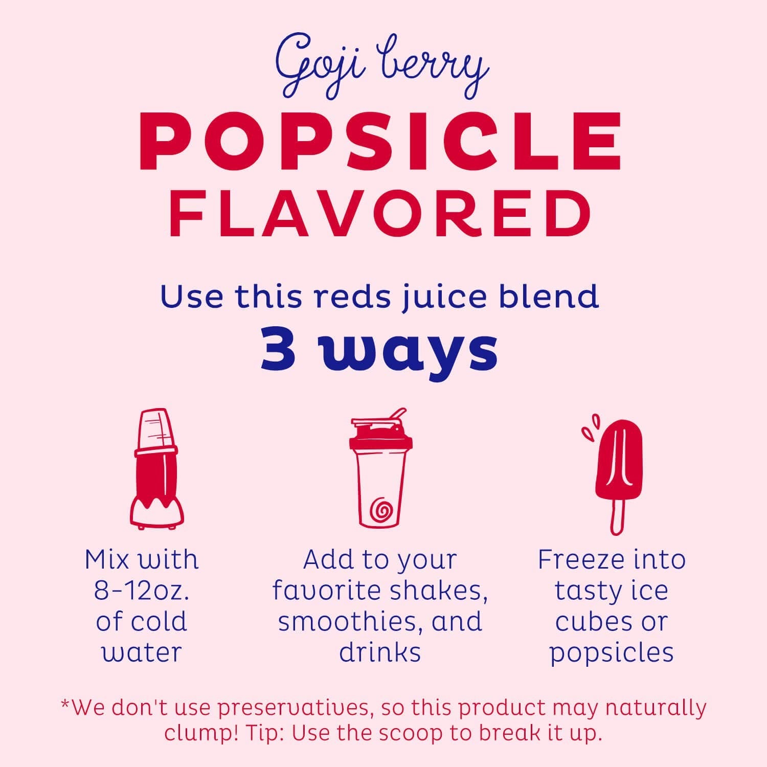 KOS Reds Superfood Powder for Antioxidants - USDA Certified Organic Beet Root, Goji Berries, Acai, Pomegranate, Coconut Water & Digestion Enzymes- Goji Berry Popsicle Flavor