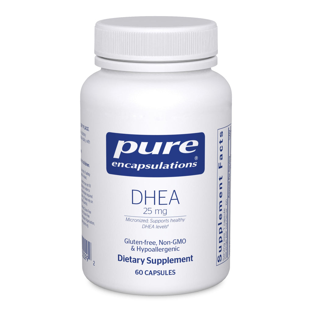 Pure Encapsulations DHEA 25 mg - Supplement for Immune Support, Hormone Balance, Metabolism Support, and Energy Levels* - with Micronized DHEA - 60 Capsules Pure EncapsulationsBuy Supplements Australia