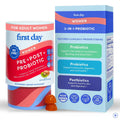 FIRST DAY Womens 3-in-1 Probiotic Gummies – Prebiotic + Probiotic + Postbiotic Supplement – Supports Digestive & Oral Health, Immune Function & Energy Levels – 30-Day Supply FIRST DAYBuy Supplements Australia