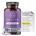 Qualia Magnesium+ | Doctor-Formulated. Premium Formula | High Bioavailability | 10 Forms of Magnesium & 70+ Minerals | Relaxed Mood, restful Sleep