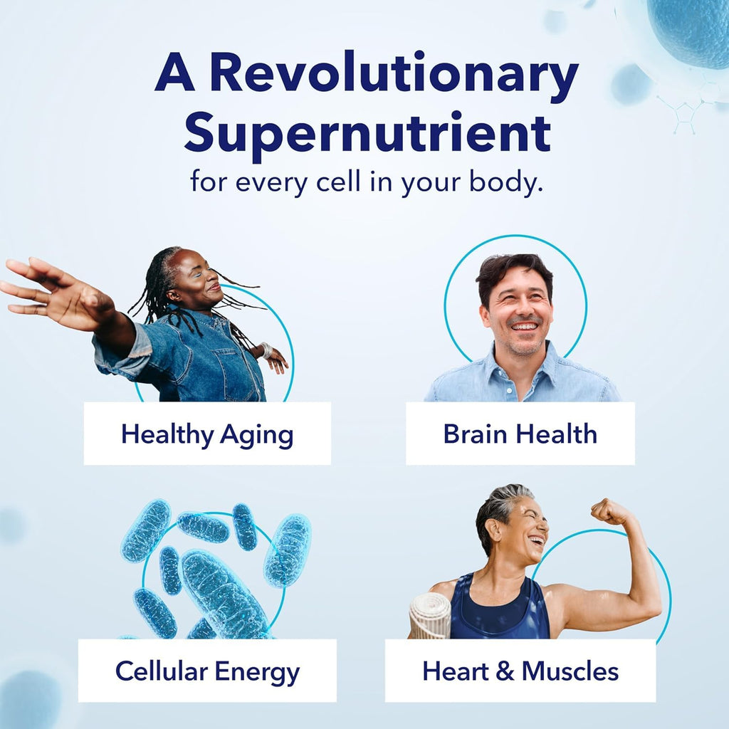 TRU NIAGEN PRO NAD Supplement for Brain Function, Anti Aging, Cell Regeneration | Patented Niagen | Supports Cellular Energy | Nicotinamide Riboside (NR)