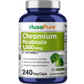 NusaPure Chromium Picolinate 1000mcg 240 Veggie Capsules (Non-GMO, Vegan) NusaPureBuy Supplements Australia