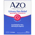 Azo Urinary Pain Relief Maximum Strength, Fast Relief Of Uti Pain, Burning & Urgency, Targets Source Of Pain, #1 Most Trusted Brand, 24 Tablets AZO buy supplements Au