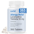 Curist Loratadine 10mg 365 Count - All Day Non Drowsy Allergy Medicine - 24 Hour Antihistamine Tablets for Runny Nose, Itchy Eyes, & Sneezing - Indoor & Outdoor Allergy Medicine for Adults Curist buy supplements Au