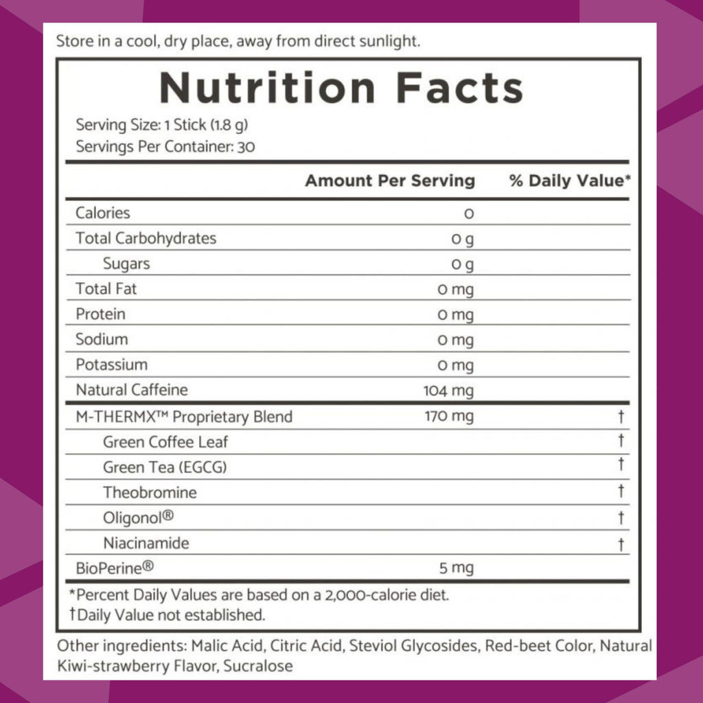 TRIM Stik, Appetite Control, Delicious Kiwi Strawberry beverage, low-calorie, 30 ct YoungevityBuy Supplements Australia