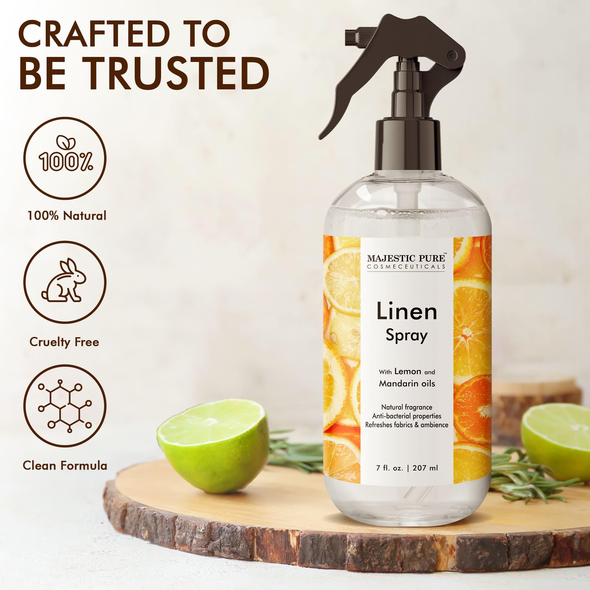 Majestic Pure Linen Spray | All Natural Fragrance | Spray for Pillows, Bedding, Sheets, Clothing MAJESTIC PUREBuy Supplements Australia
