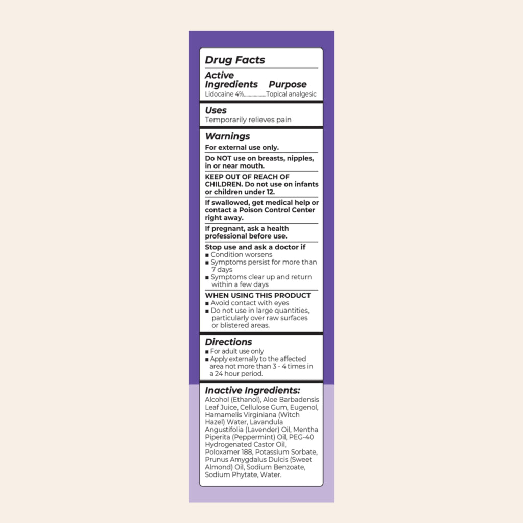 Lansinoh 4% Lidocaine Perineal Spray, Pain Relief for Postpartum Care, 3.5 Ounces LansinohBuy Supplements Australia