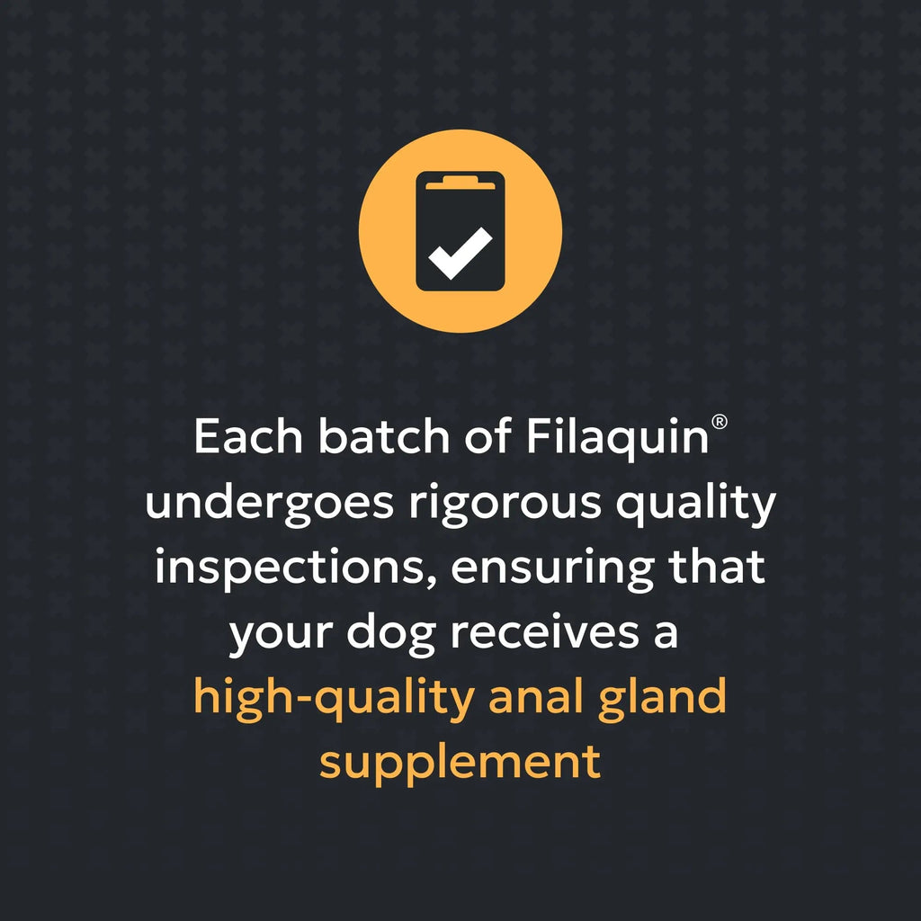 Nutramax Filaquin Anal Gland Supplement for Dogs, from The Same Company as Cosequin & Proviable, with Pre & Postbiotics and Psyllium Husk Fiber to Support Anal Gland Health, 90 Count Soft Chews Nutramax LaboratoriesBuy Supplements Australia