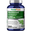 NusaPure Wormwood Capsules 2000mg | Artemisia Annua Herb | 200 Count | Non-GMO & Vegan Supplement NusaPureBuy Supplements Australia