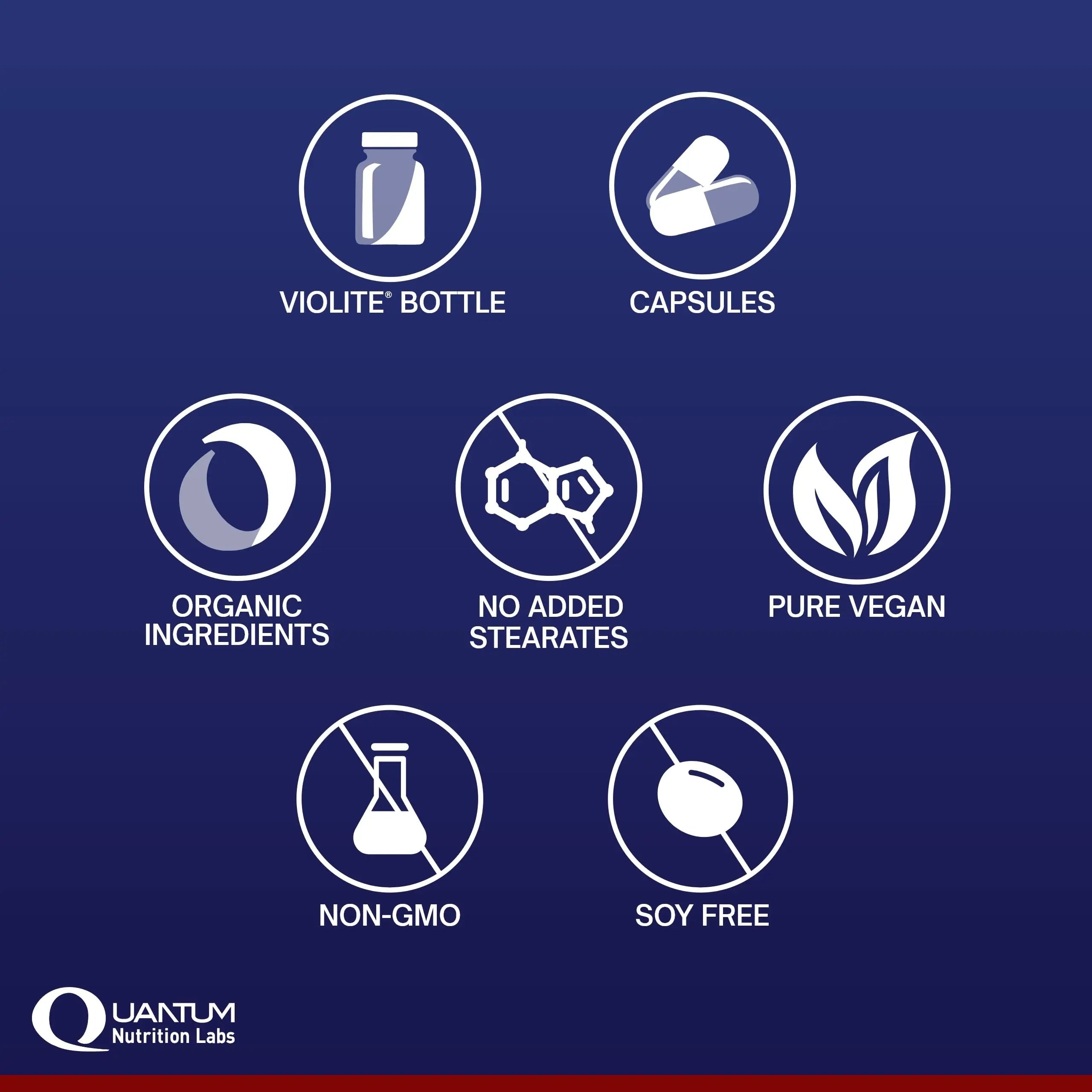 QNL Quantum Plant Multi-Vitamin - Complete Multivitamin - Immune Support for Adults - Natural Multivitamin for Men & Women Quantum NutritionBuy Supplements Australia