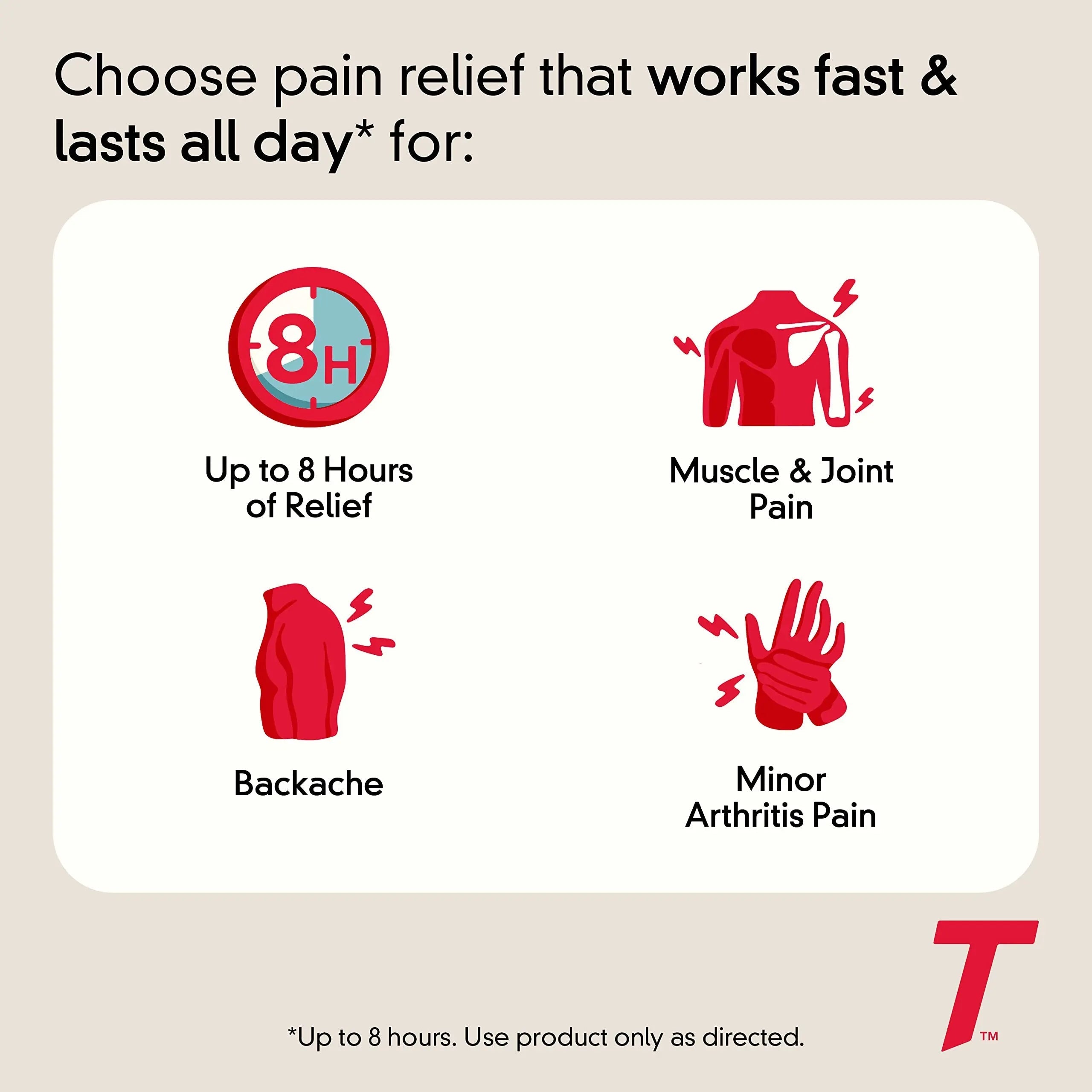 Tylenol 8 Hour Acetaminophen 650 mg Extended Release Caplets, Fast Acting Bi-Layer Design, Quick & Long Lasting Pain Relief for Muscle, Joint, Back & Arthritis Aches, Fever Reducer, 100 Count TylenolBuy Supplements Australia