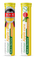 T&D German Apple Cure - 40 Vegan Drink Effervescent Tablets - Apple Flavor - Made in Germany T&D buy supplements Au
