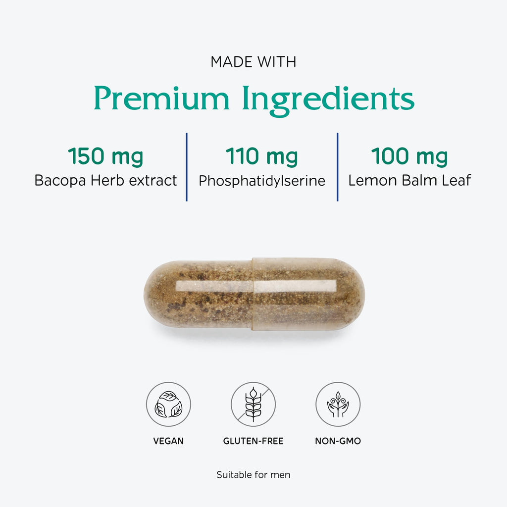 Vitanica MindBlend, Brain Support, Vegan, 60 Capsules Vitanica buy supplements Au