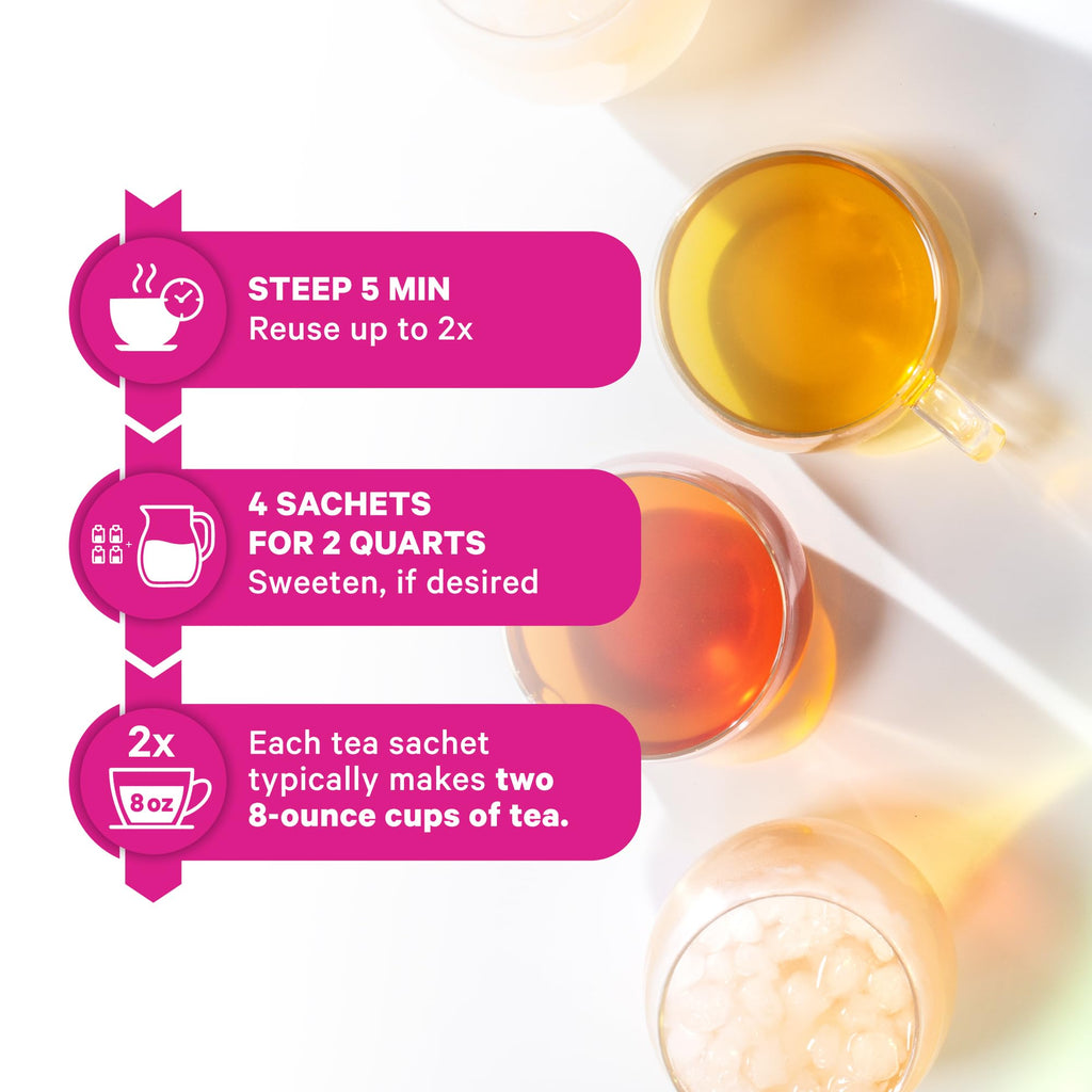 Pink Stork Organic PMS Tea for Hormone Balance, Mood Swings, Bloating, and Period Regularity - 8 Herbs - Vitex, Red Raspberry Leaf, Chamomile - Caffeine-Free - 15 Sachets, Hot or Iced Pink StorkBuy Supplements Australia