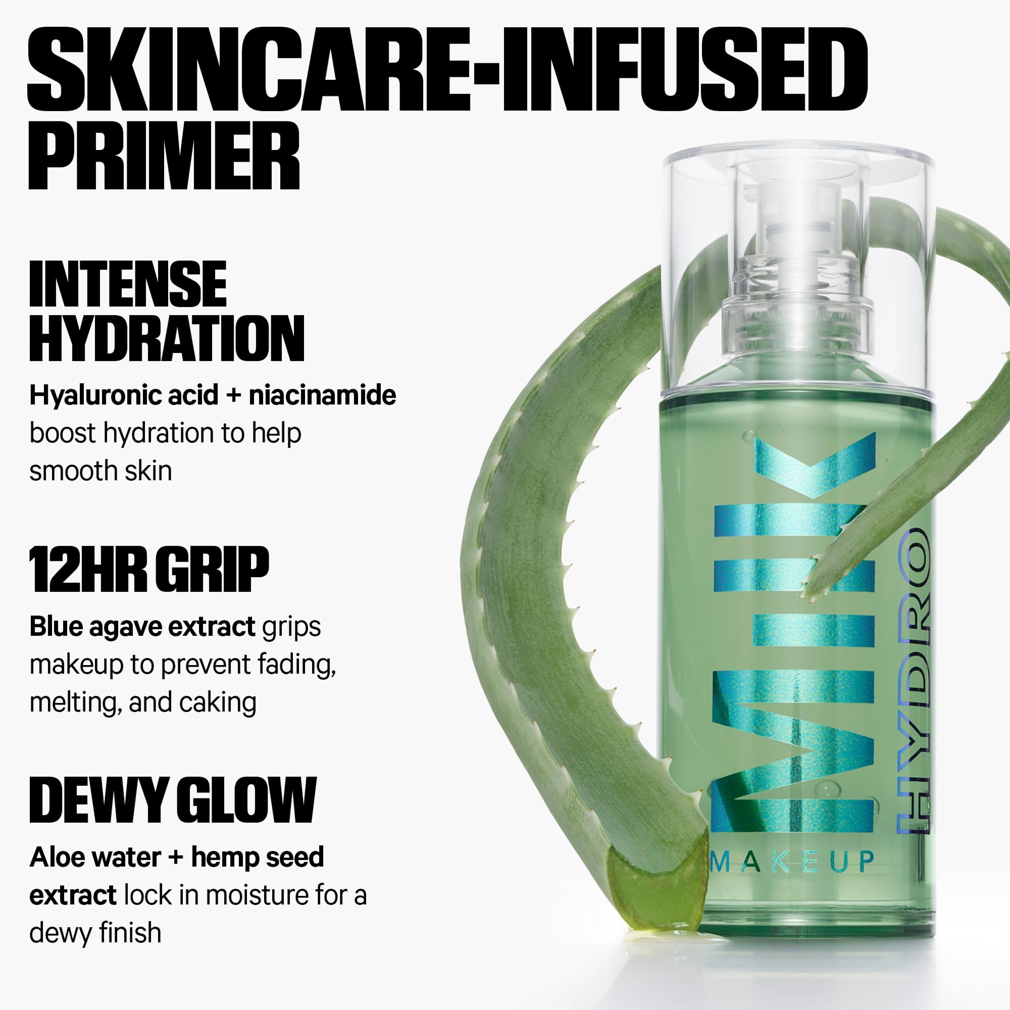 Milk Makeup Hydro Grip Primer with Hyaluronic Acid + Niacinamide – Hydrating Face Primer Grips Makeup for Up to 12 Hours – Silicone-Free, Lightweight Gel with Dewy Finish – 0.33 oz Milk MakeupBuy Supplements Australia